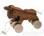 houten trekfiguur 'Dubbel Ezel'